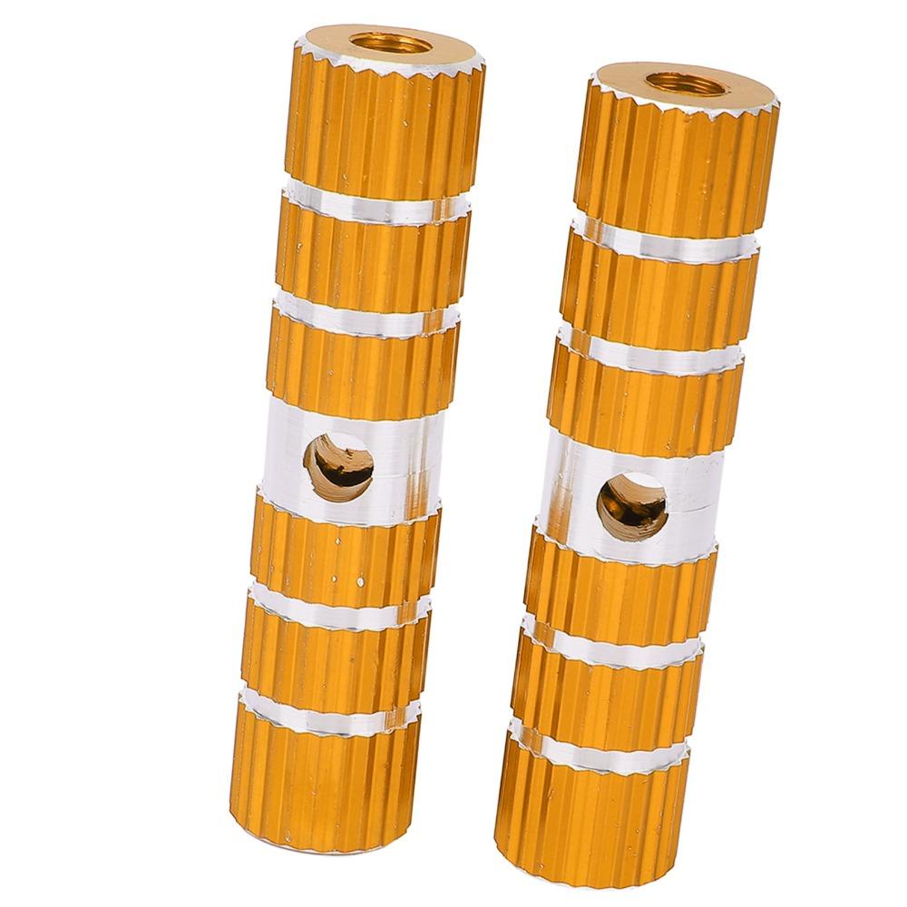 1 Pair 100mm Bike Pegs Aluminum Alloy Rear Bike Pegs Bicycle Foot Pegs Cycling Replacement Part