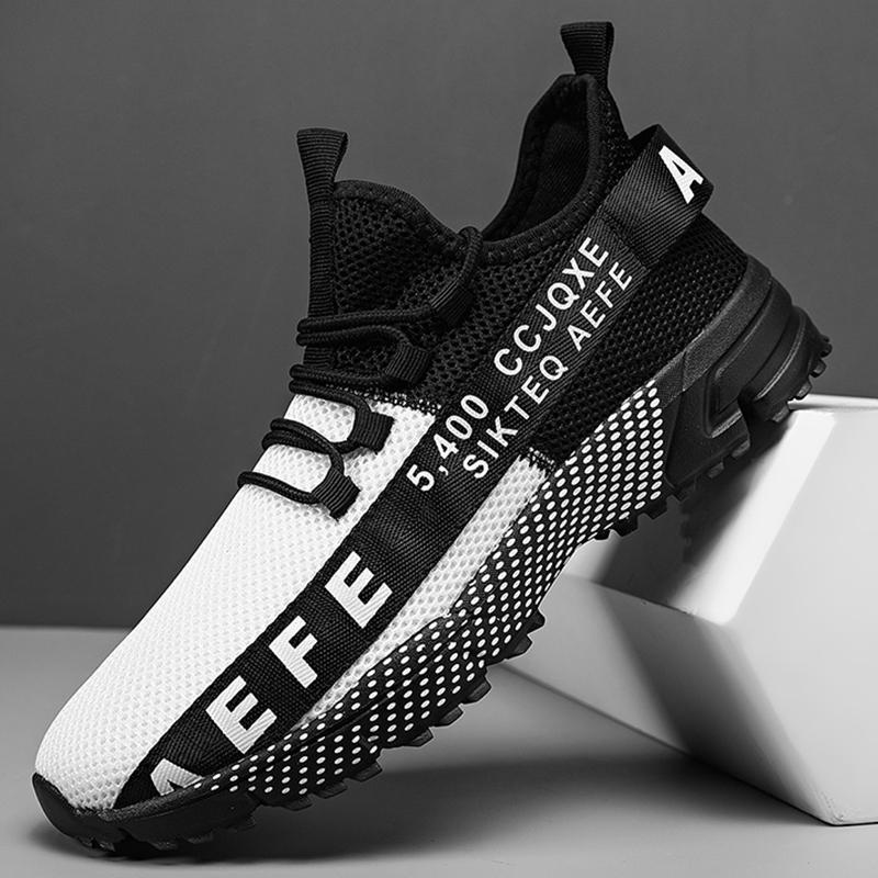 Lightweight Men Running Shoes Outdoor Flexible Male Walking Shoes Breathable Men's Sneakers Fashion Soft Casual Shoes 40-47