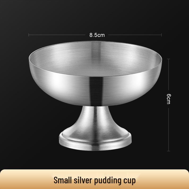 Stainless Steel High-Footed Ice Cream and Dessert Cup