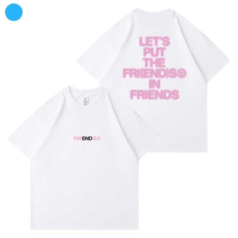 2025 FRIENDS Men T-shirt Brand Short Sleeve Print Tshirt Clothing Designer Luxury Women  TShirt Fashion Summer Tops