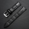 Leather Watch Strap 12/14/15/16/17/18/19/20/21/22/23/24mm Universal Replacement Watch Band Bamboo Pattern Quick Release Bracelet