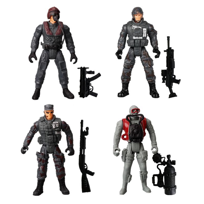

Army Men Special Forces Soldiers Fireman Action Figures Playset Military Modle Toys For Kid Boy Christmas Gifts 4inch Poseable Articulated Scale