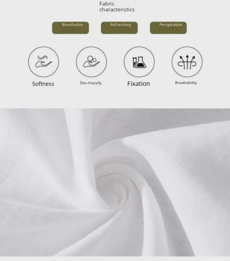 Japanese Cotton Linen Long-Sleeve Shirt - Casual, Loose, Solid Color, Fresh Youthful Style