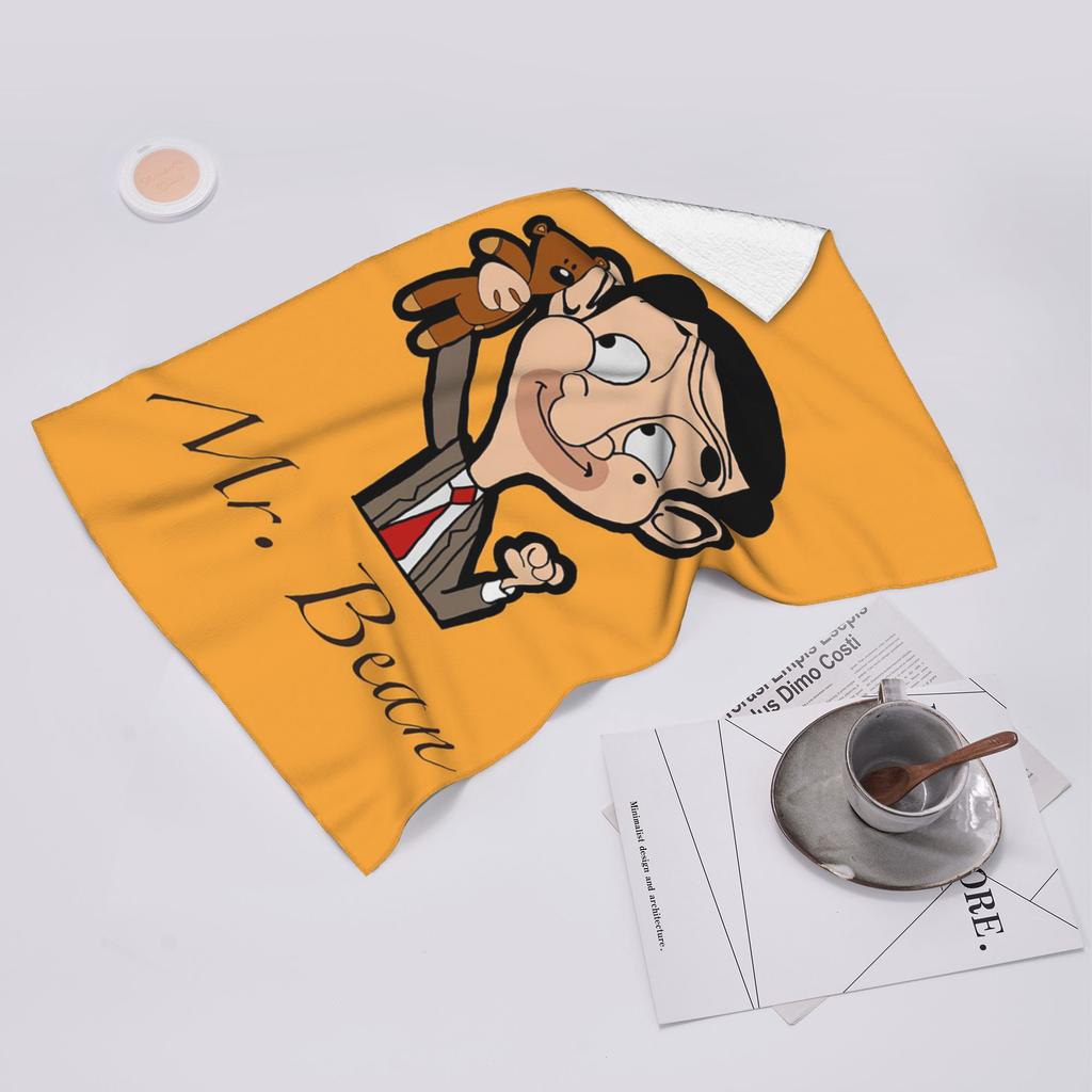 Sig. Asciugamano Facciale Morbido Cartoon Fagiolo Asciugatura Rapida Piscina Bagno Asciugamani in Cotone Assorbenti