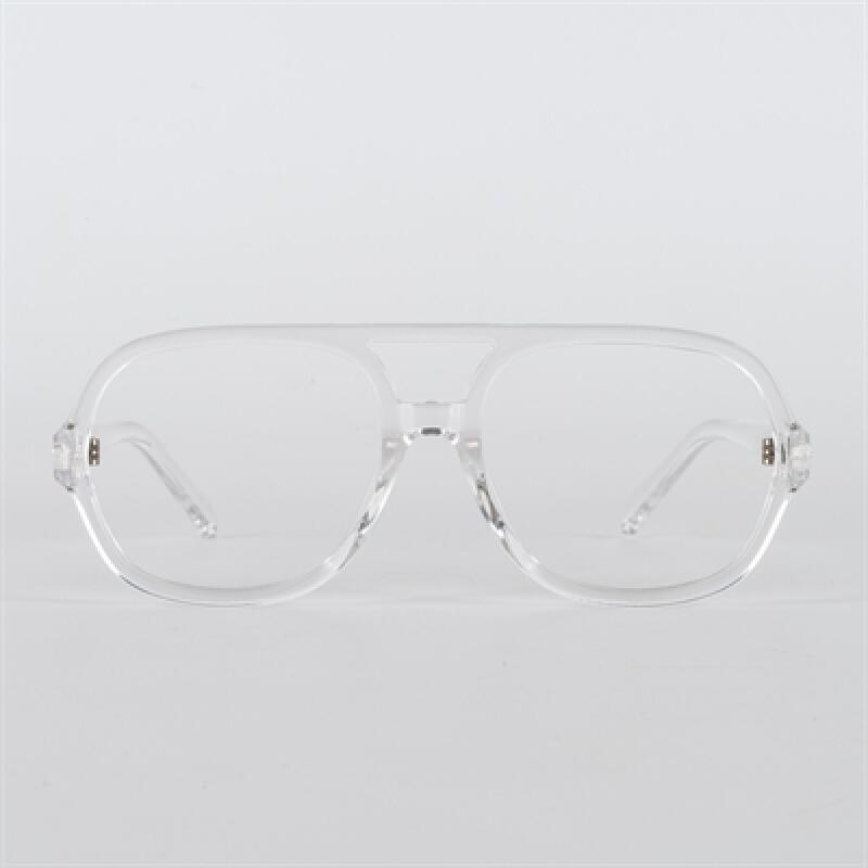 SBKA Slam clear horn-rimmed glasses