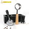 58MM bodenloser Siebträger Zwei-Ohren 2 Tassen Korb Holzgriff Für Nuova Simonelli Espressomaschine Kaffeemaschine Barista Werkzeuge
