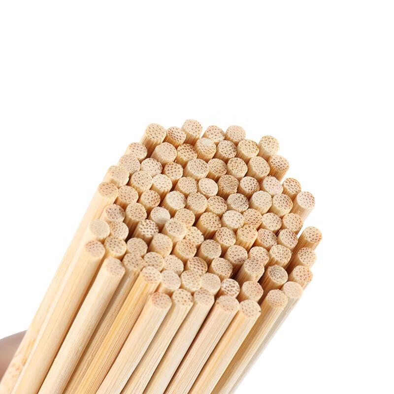 Thickened Disposable Bamboo BBQ Skewers, 35cm, 60 Pieces