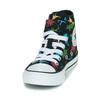Chuck Taylor All Star Амортизирующие Прочные Высокие Кеды из Канваса Детские Кроссовки Черные Зеленые A01666C