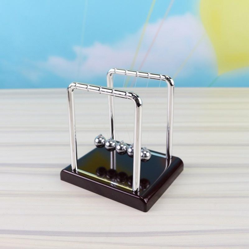 Creative Decorative Newton Billiards Balanced Balls Metal Handicraft Red Base Household Newton Billiards