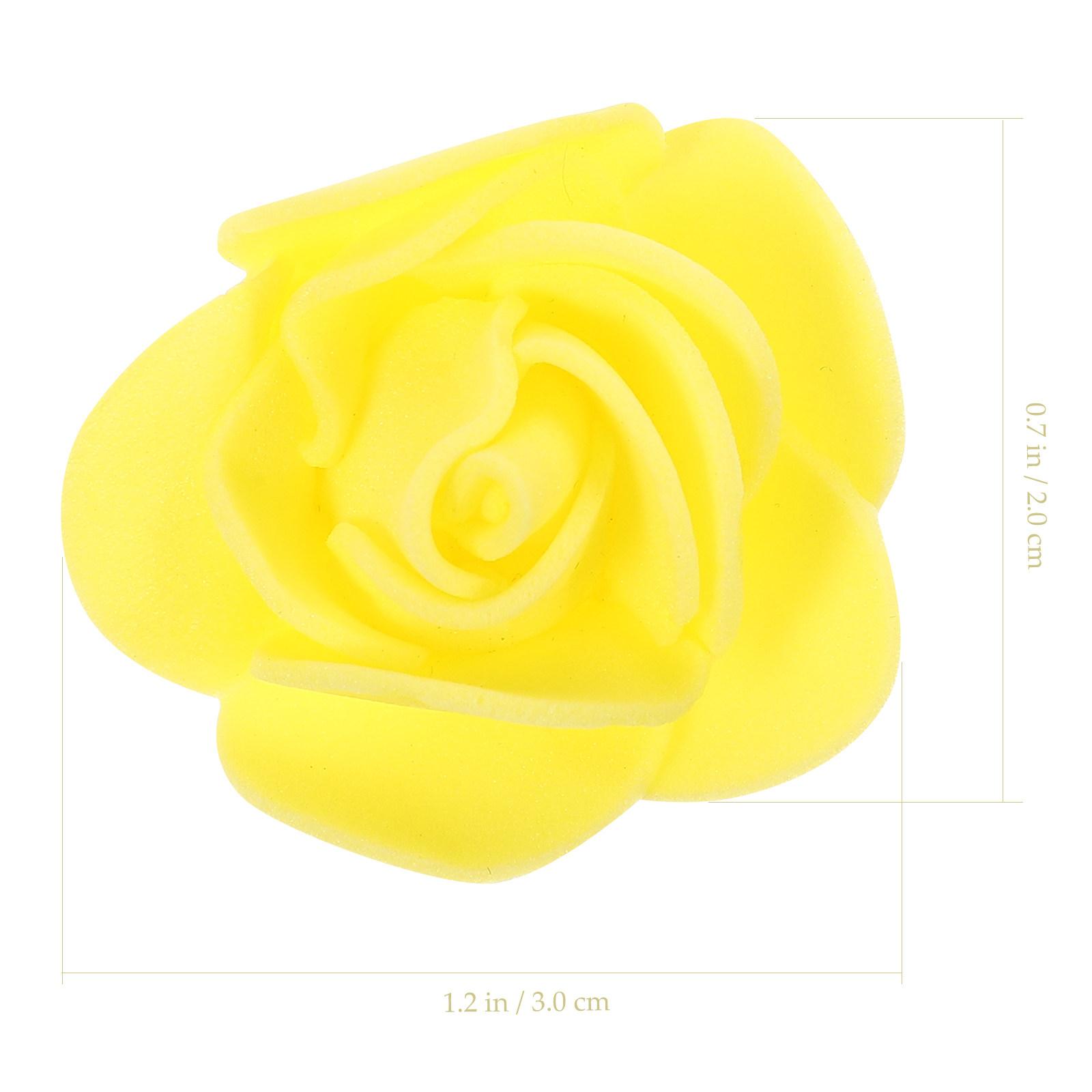 

60Pcs High-Quality Simulated Foam Rose Beautiful Fake Flower Centerpiece for Valentine Wedding Party Decor Gift Photo Prop