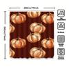 Tuniu Watercolor Pumpkins Shower Curtain Cute Fall Bathroom Decor Halloween Gift Idea