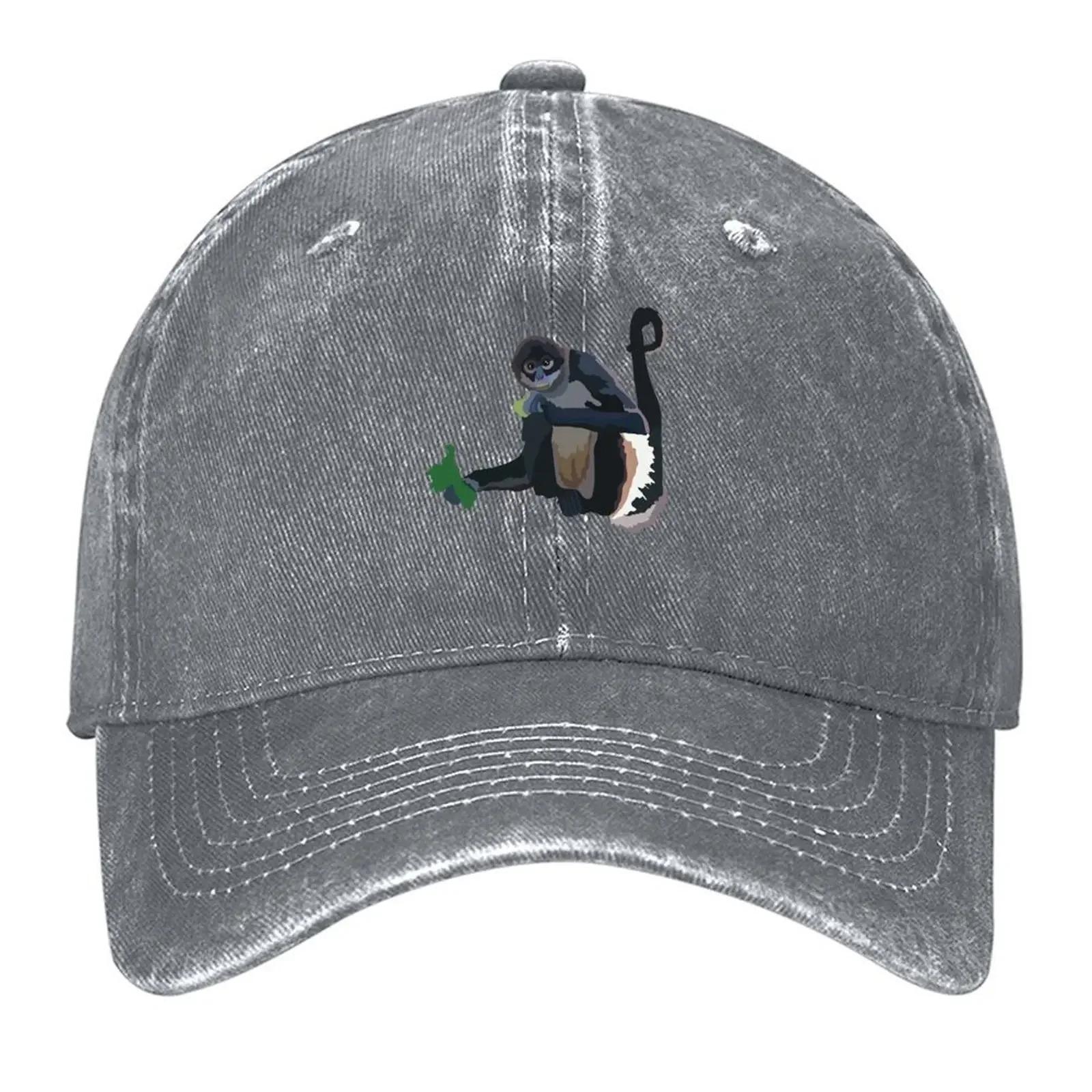 New B is for Black Handed Spider Monkey Baseball Cap GentleUnisex Hat Hat Baseball Cap Icon Brand Unisex cap Luxury Women Unisexs