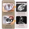 ZISIZ 316 Food Grade Stainless Steel Mixing Bowl