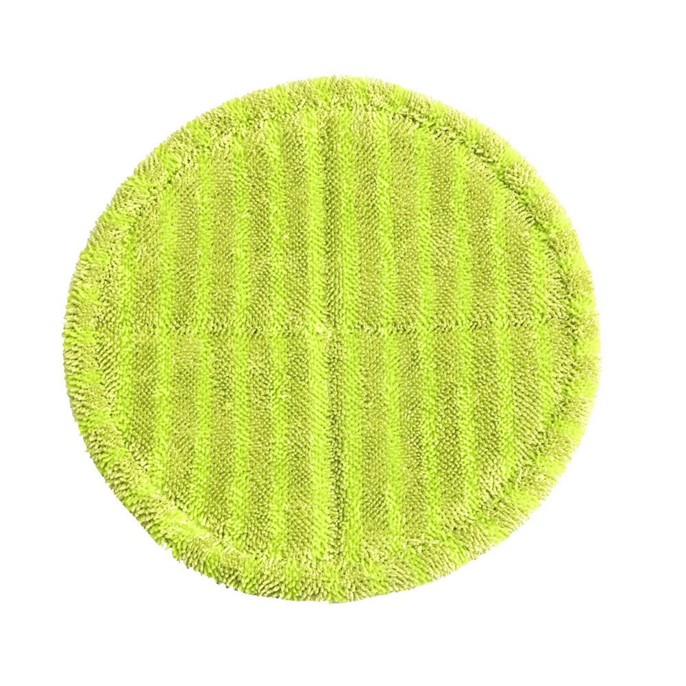 Electric Mop Replacement Pads in Round Shape Soft and Absorbent Material for Routine Floor Maintenance Set of 6/12