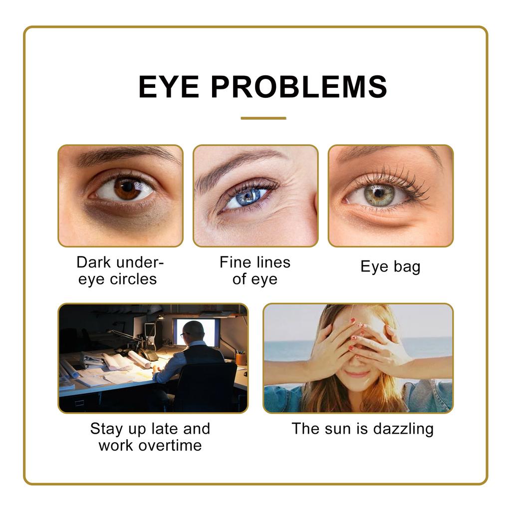 Eye Roller Serum Reduce Fine Lines Wrinkles Dark Circles Firming Skin Care Essence Anti-Aging Treatment