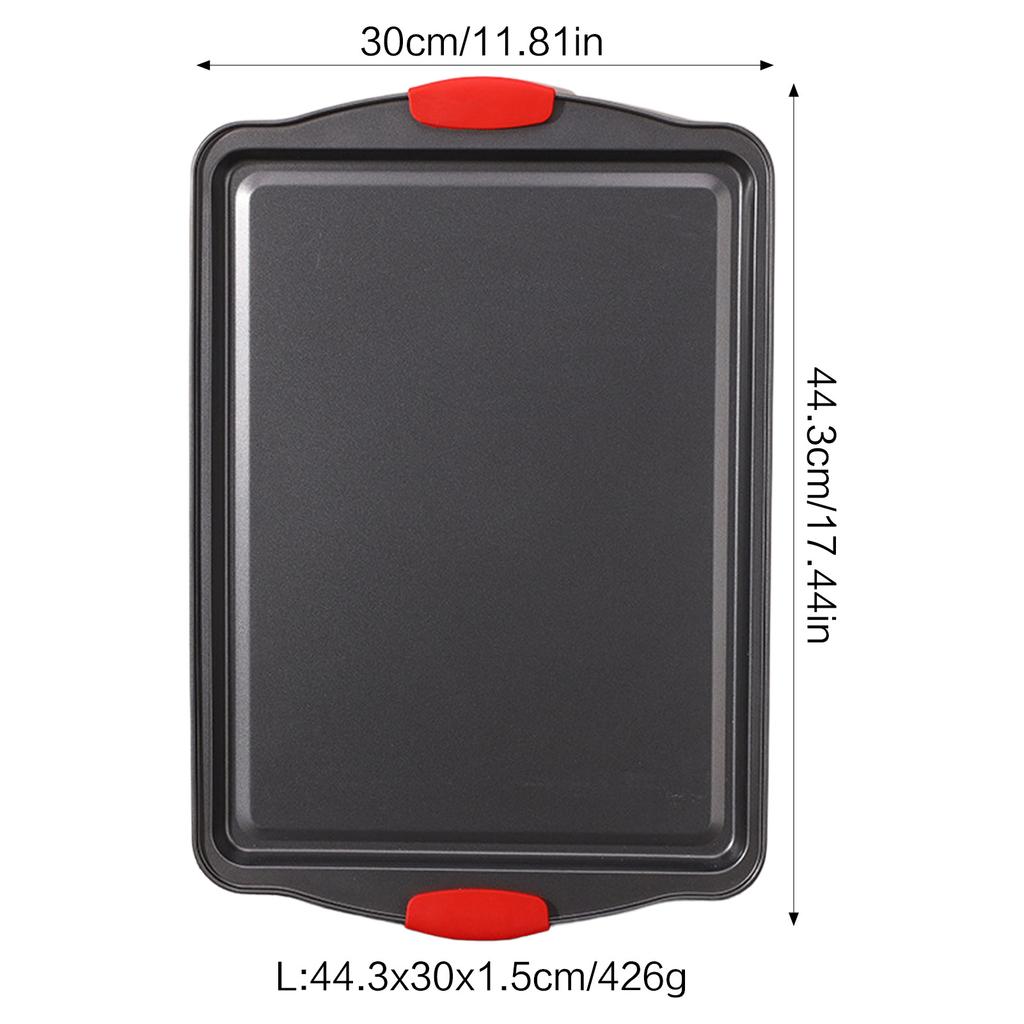 Baking Tray for Home Use Non Stick Coating Cake Mold Rectangular Baking Pan with Temperature Resistance