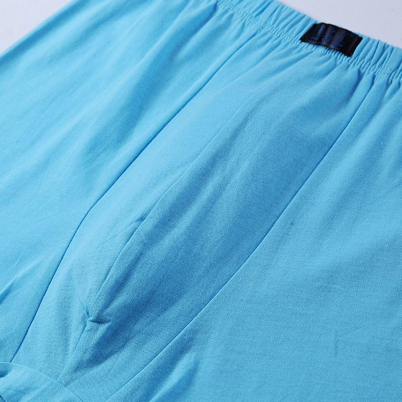 5 Stück 100 % Baumwolle Herren-Unterwäsche, atmungsaktive Boxershorts, schweißableitende Hosen, bequeme Boxershorts in Übergröße