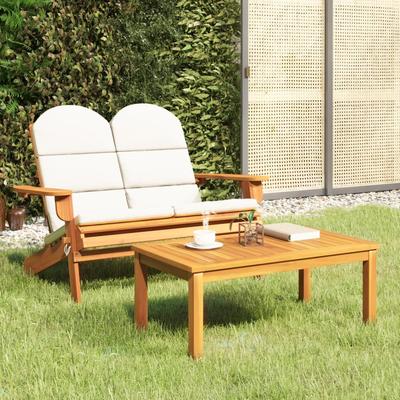 Vidaxl 2-Cz. Adirondack Garden Lounge Set, Acacia Wood