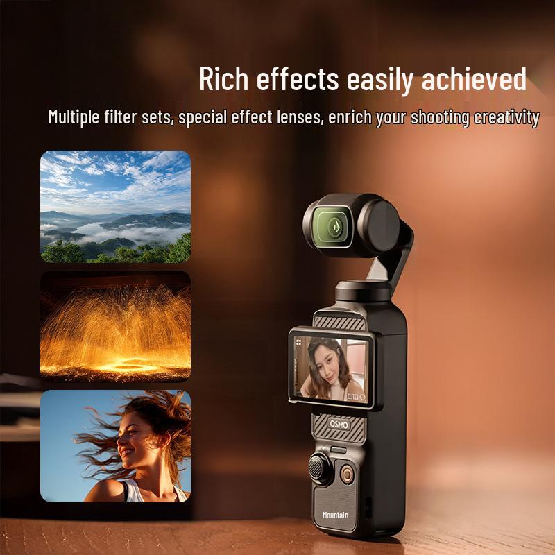 DJI Pocket 3 Magnetic Filter Set: ND, Adjustable Dimming, CPL Polarizing Filters