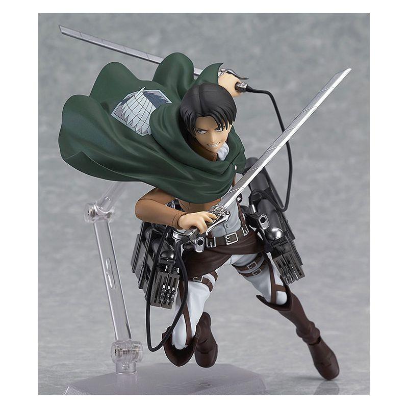 In Stock Original Maxfactory Figma Attack On Titan Levi No.213 Ackerman Attack On Titan Anime Action Collection Figures
