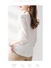 2025 Summer High-End Fashion Three-Button Korean Style White Pullover Top for Women