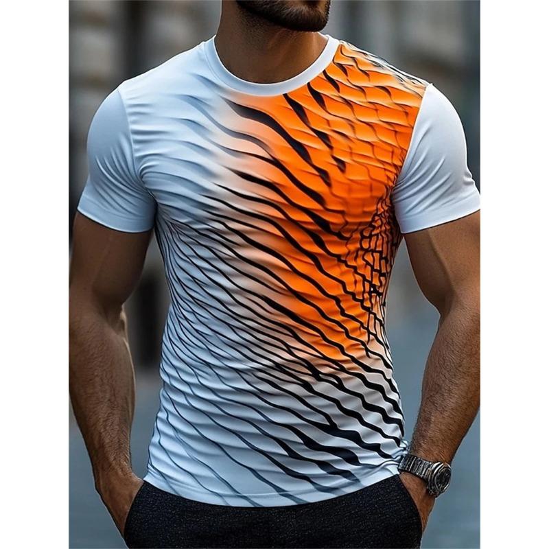 T Shirt for Men 3D Printed Art Abstract T-shirt Y2k Tops Harajuku Fashion Street Unisex Clothing TShirt