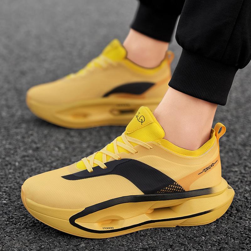 

2026 Versatile Men s Trendy Casual Running & Training Shoes - Breathable for Youth & Couples 43 жовтий