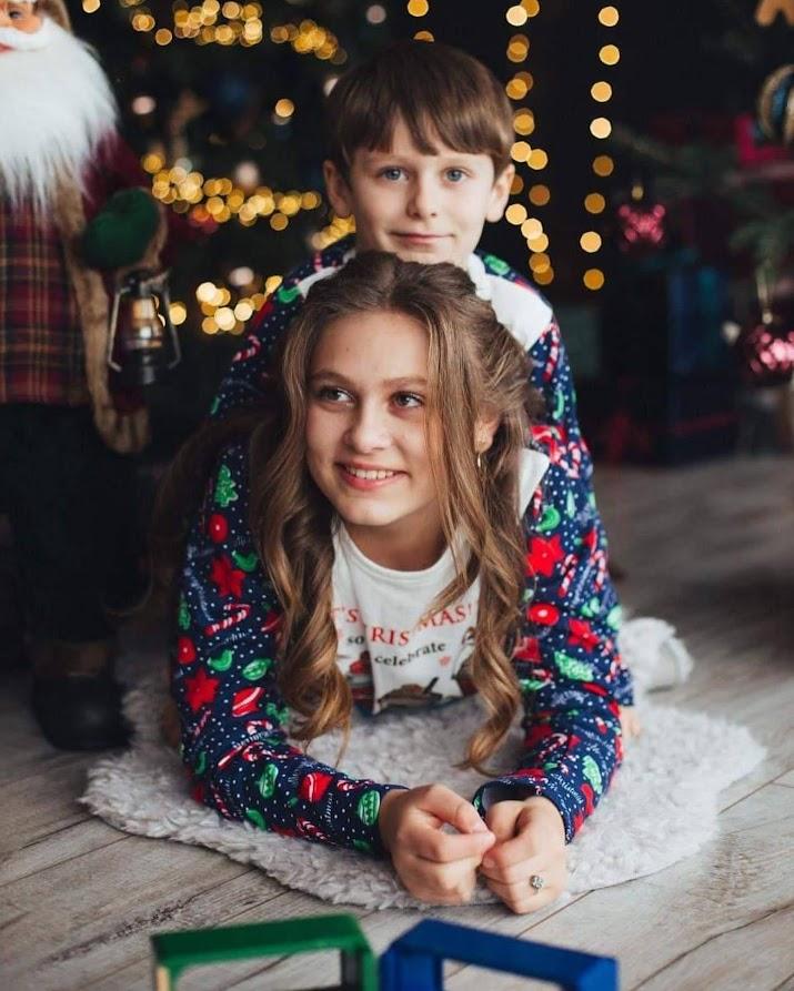 Winter Unisex Pajamas – New Year Family Style & Comfortable Fit, Winter, 6076-8 HC