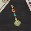 Traditional Lion Fortune Qipao Lapel Ornament for Hanfu Tea Ceremony
