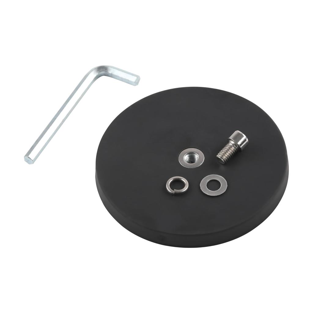 HFS(R) Magnetic Base, Magnetic Base, Magnetic Stay, Work Light Bar Bracket, Round 2 Pieces, Base Diameter: 3.5 inches (88 mm)