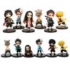 Q Posket Figur Dämonentöter Mini-Figur 6 Stück/12 Stück/Sets Kimetsu No Yaiba Kleine PVC-Puppen Schreibtischdekoration