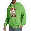 Men's Hooded Sweatshirt, Contrasting Color Sweatshirt, Sports   Casual Jacket