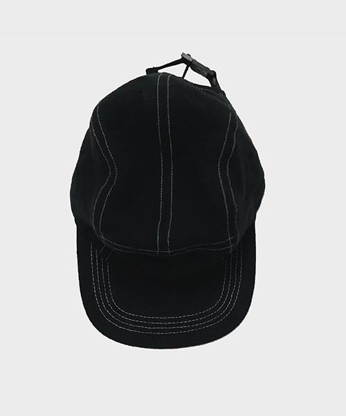FILOBISKNOT Linen Setup Camp Cap (Black)
