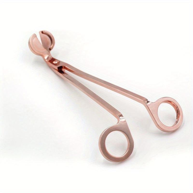 18 cm Kerzendochtschneider, Edelstahl-Kerzenschere, Dochtschneider, runder Kopf, Kerzenkernschere, handgefertigte Werkzeuge