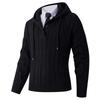 Casual Simple Sweater Men's Solid Color Versatile Hooded Knitted Base Shirt Top