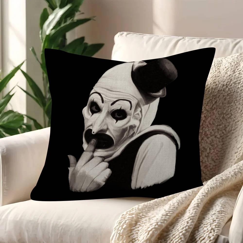 Movie T-Terrifiers 2 Anime Maple Design Cushion Cover Happy Autumn Harvest Decor Holiday Decorati Pillow Cover
