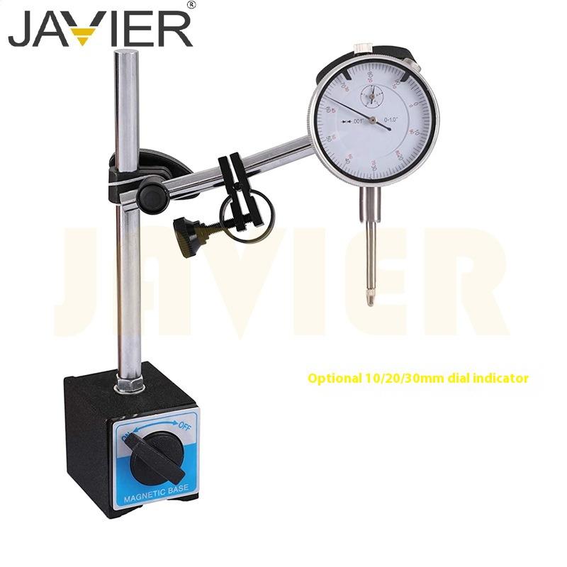 High Quality Adjustable Magnetic Base Stand Set for Dial Indicaton V-Groove Base with Strong Magnet Precision Measuring Tool