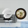 Wave Antique Embossed Resin Sculpture Figurine Ornate Decorative Artwork for Bedroom Living Room