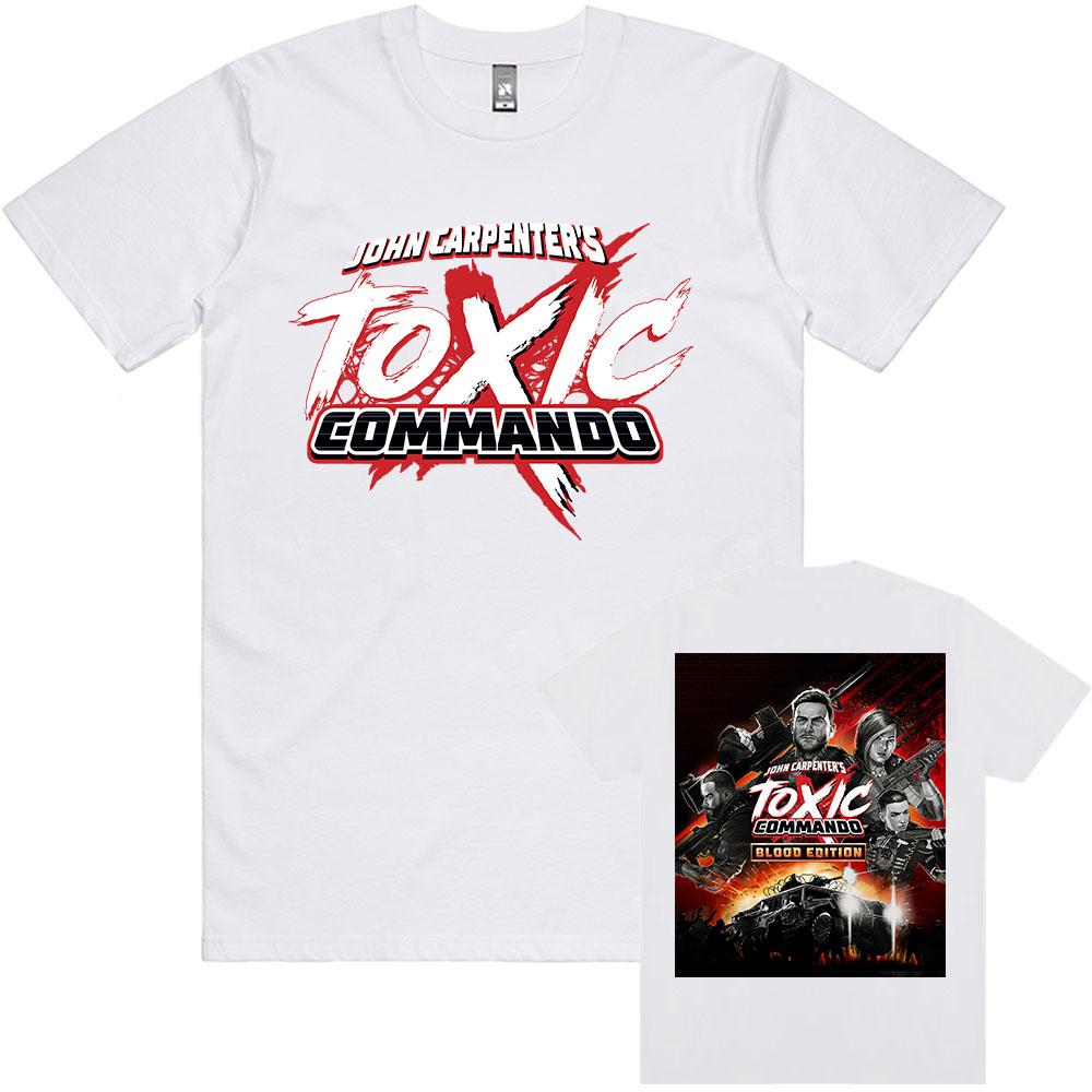 Hot Game John Carpenter s Toxic Commando T-shirt Summer Short Sleeve Loose Fashion Tshirts Unisex Streetwear Design Graphic Tees XS