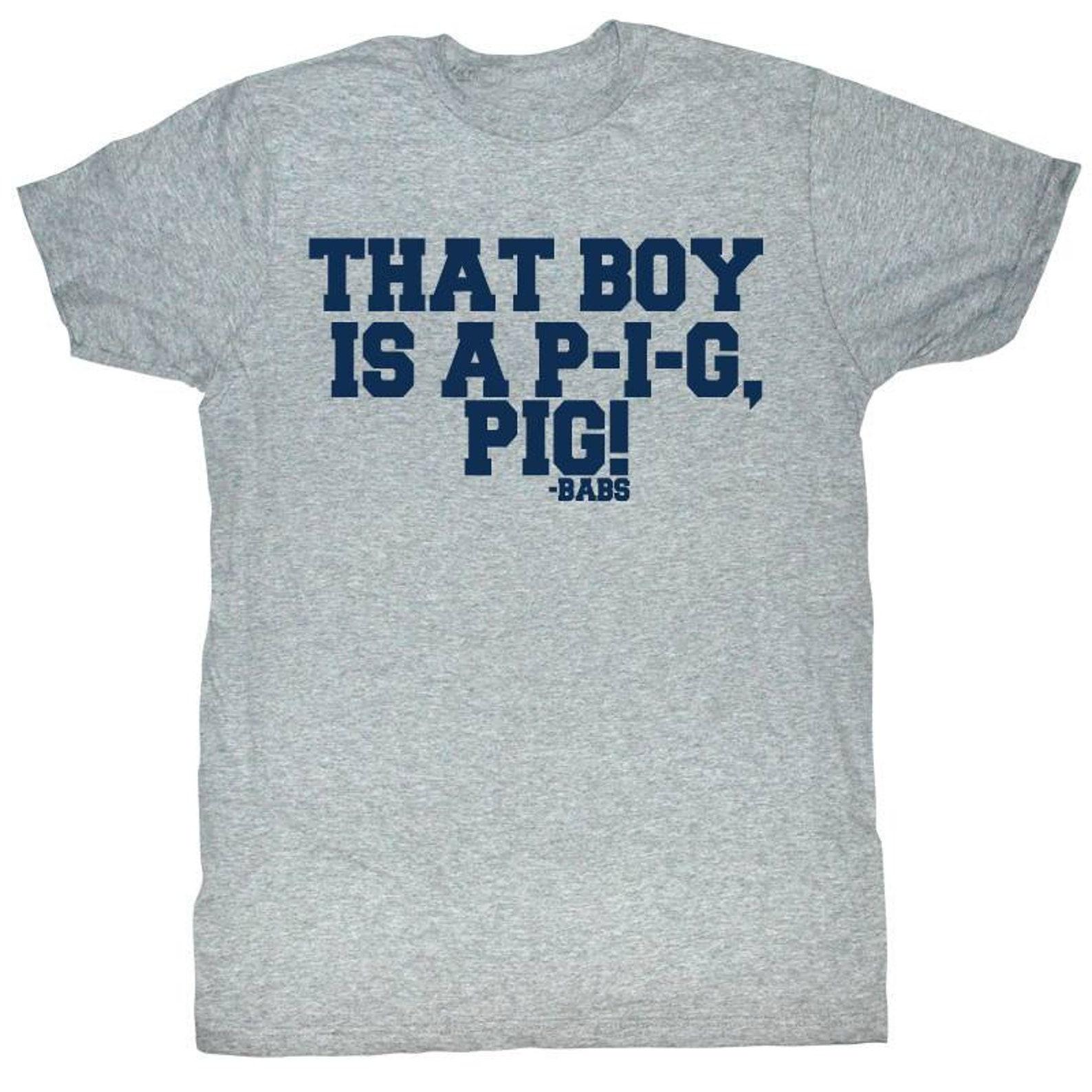 Animal House Little Piggie Heather Adult T-Shirt L