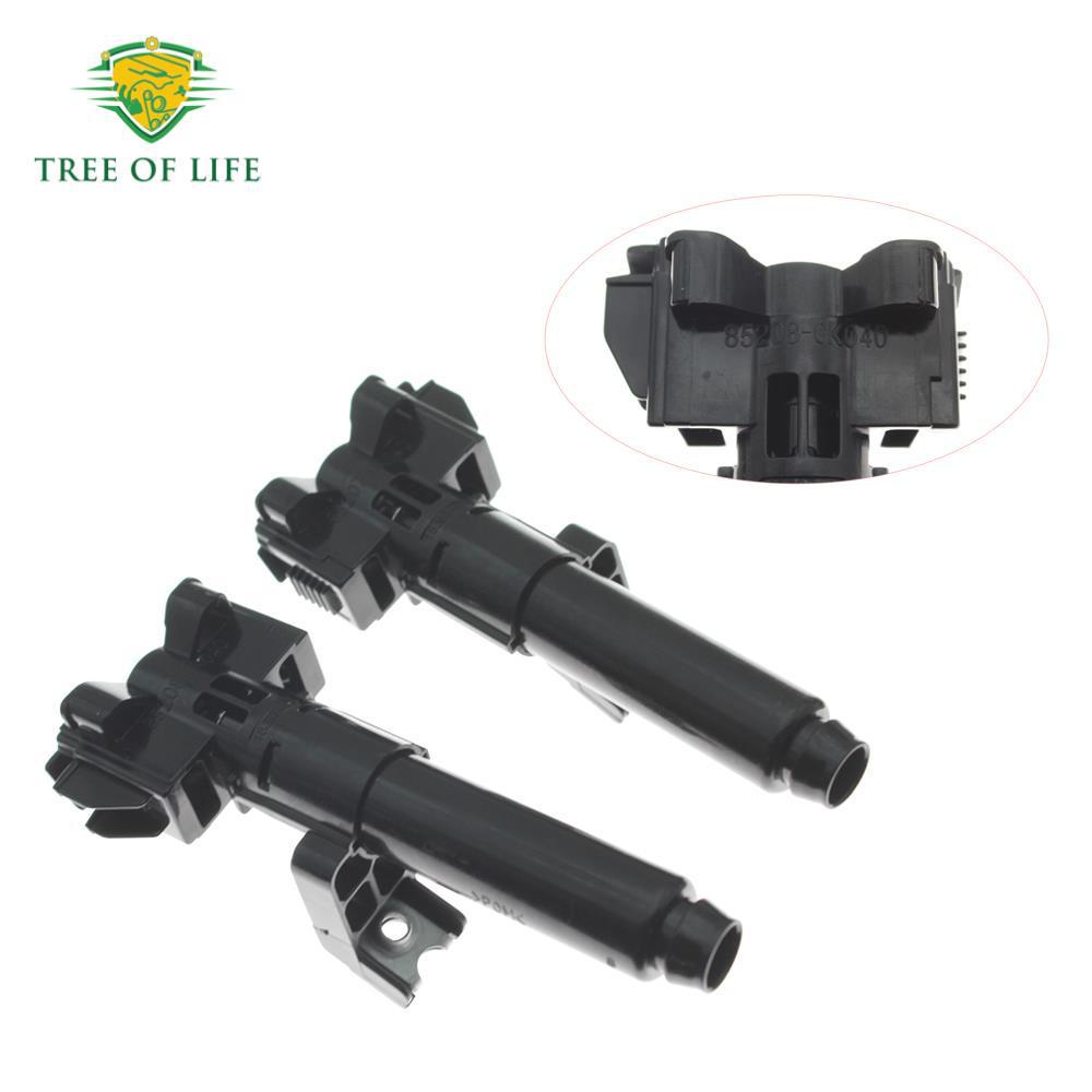Compatible Headlight Washer Nozzle 85208-0K040 85207-0K040 for Toyota Hilux