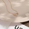 Fashion Rhinestone Heart Choker Necklace For Women Short Chain Shape Pendant Collares Necklace Ethnic Bohemian Jewelry Kolye