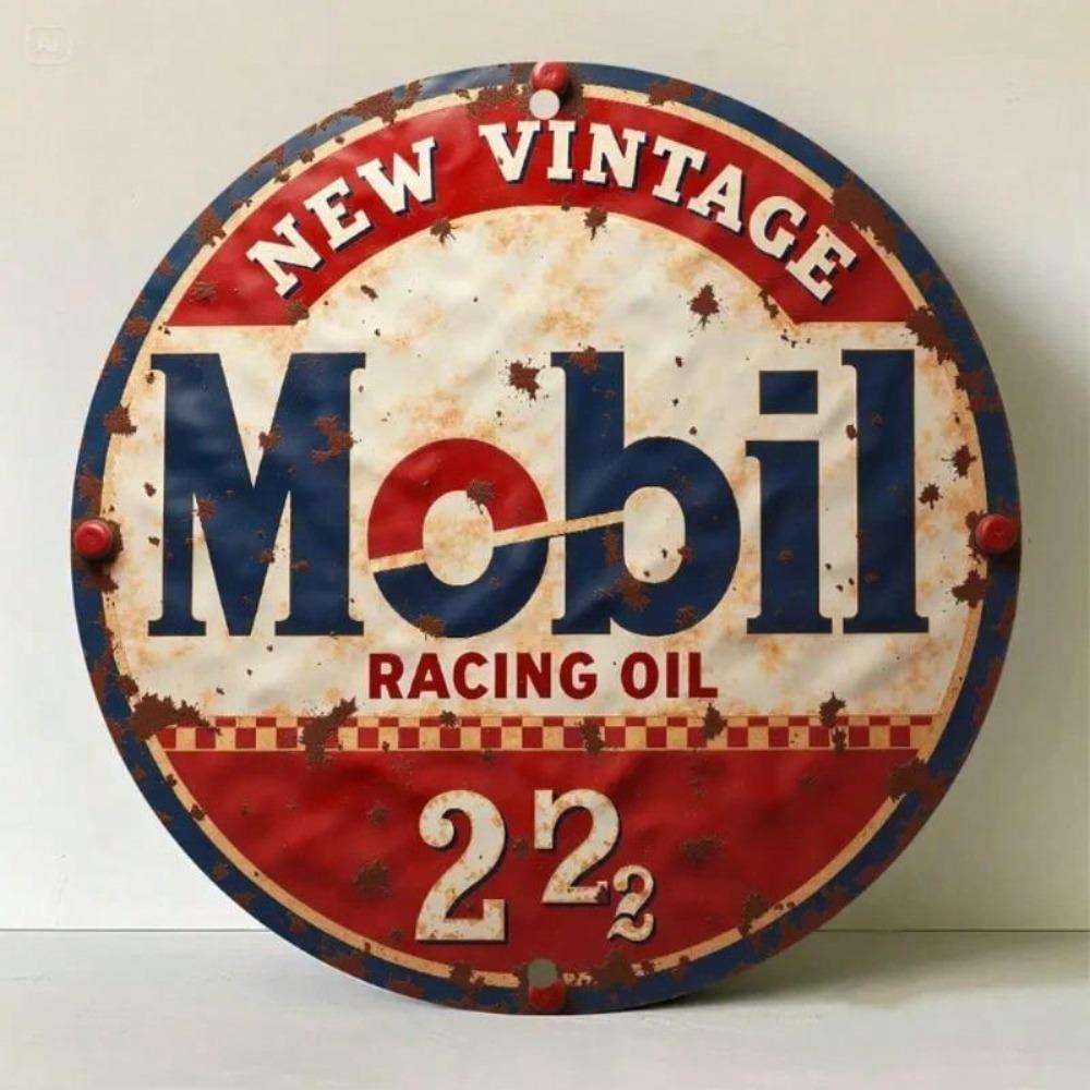 Vintage Metal Tin Sign Garage Decor Industrial Wall Art Man Cave Pub