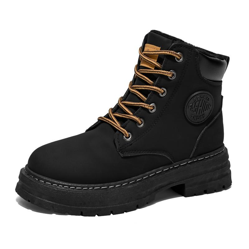Winter New Fleece High Top Martin Boots Boots Thickened Warm Cotton Shoes MDX
