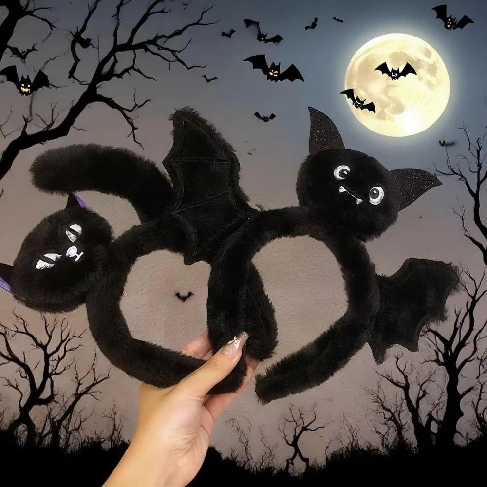 Cute 3D Spider Headband Black Headdress Flexible Spider Headband Cos Headband