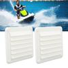 2pcs   Vent Ventilation Opening Side Exhaust Port Rectangular Ventilation Opening