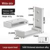 Black Aluminum Alloy Folding Wall-Mounted Coat Hook - Punch-Free, Solid Single Hook