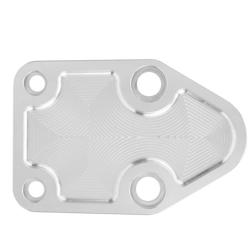 Fuel Pump Fittings Fuel Pump Mounting Plate Kit with Gasket Fit for Small Block 283 327 350 400 Engines Fuel Pump Plate
