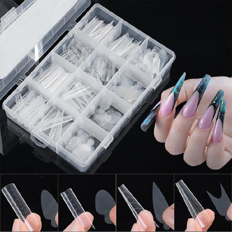 288 Pcs Nail Forms Set Nail Extension Molds Nail Forms Manicure Supplies