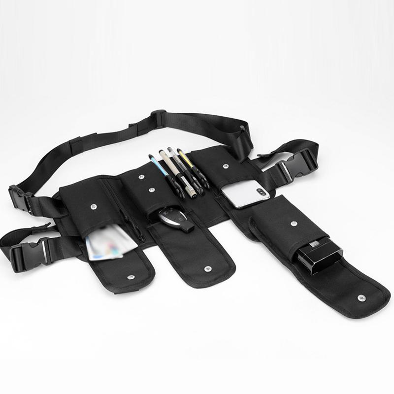 2025 New Multi-functional Chest Bag Tactical Function Multi-pocket Vest Bag Lightweight Waterproof Outdoor Sports Cycling Backpack